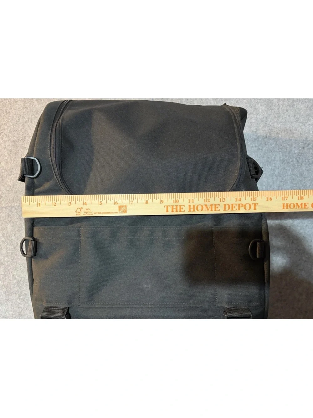 Harley Davidson By SAC Black Motorcycle Sissy Bar Backrest Touring Luggage Bag